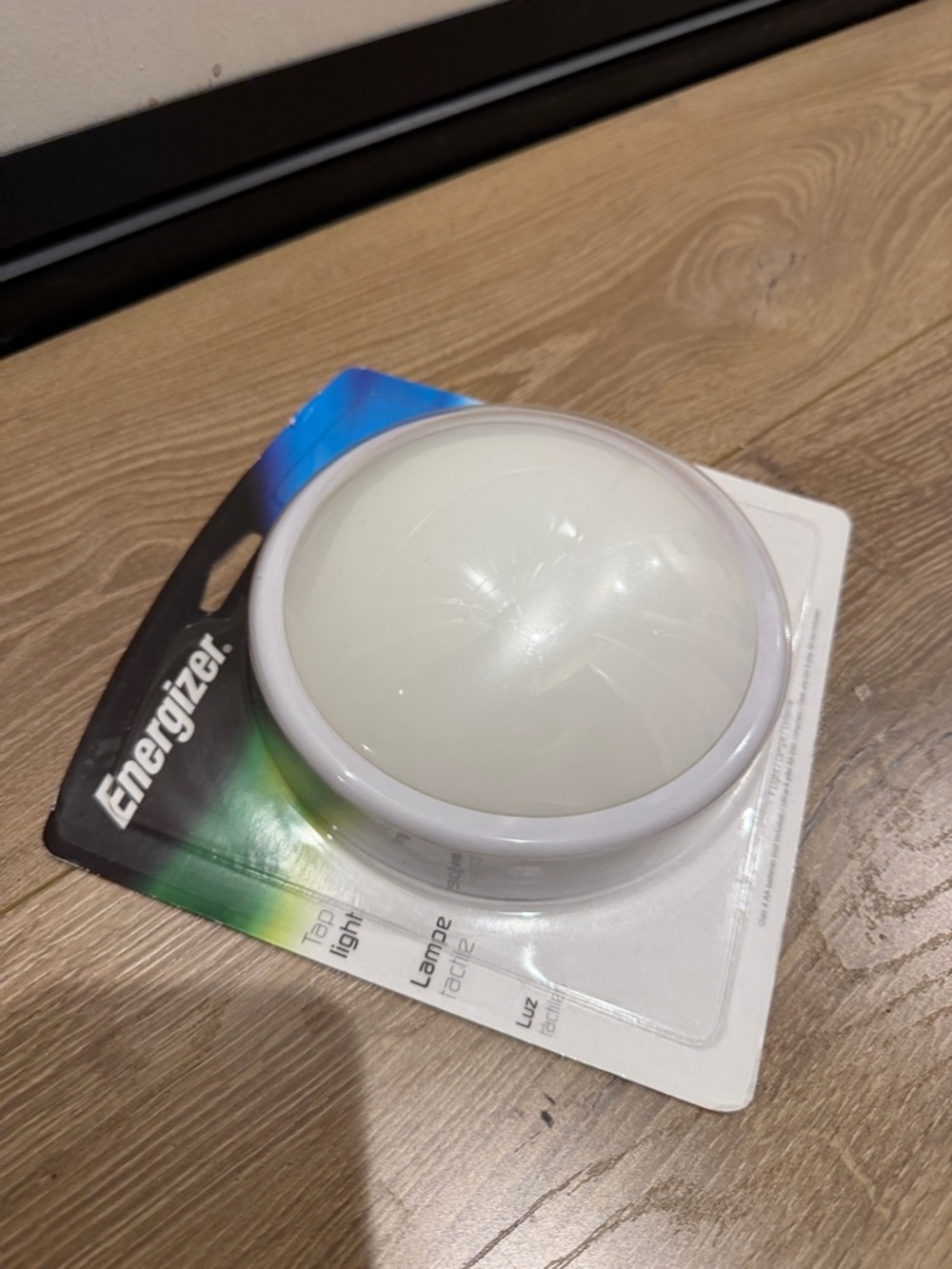 Energizer White LED Tap Light - Portable Stick-On Night Light